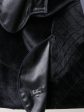 Дубленка на молнии с енотом, цвет черный в интернет-магазине Фабрики Тревери