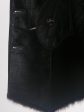 Дубленка с отделкой из Тосканы, цвет черный в интернет-магазине Фабрики Тревери