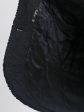Комбинированное пальто из стежки и каракуля, цвет черный в интернет-магазине Фабрики Тревери