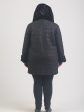 Комбинированное пальто из стежки с каракулем, цвет черный в интернет-магазине Фабрики Тревери