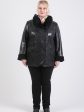 Короткое пальто из экокожи, цвет черный в интернет-магазине Фабрики Тревери