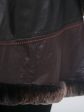 Кожаная куртка на овчине, цвет коричневый в интернет-магазине Фабрики Тревери