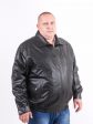 Куртка из экокожи на молнии, цвет черный в интернет-магазине Фабрики Тревери