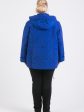 Куртка из стежки с капюшоном, цвет голубой в интернет-магазине Фабрики Тревери