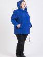 Куртка из стежки с капюшоном, цвет голубой в интернет-магазине Фабрики Тревери