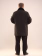 Куртка из стежки с воротником, цвет черный в интернет-магазине Фабрики Тревери