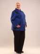 Куртка-косуха из стежки, цвет голубой в интернет-магазине Фабрики Тревери