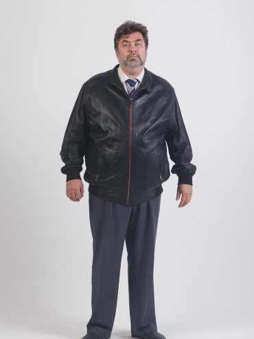 Куртка Пилот из натуральной кожи, цвет черный в интернет-магазине Фабрики Тревери