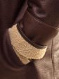 Мужская дубленка на пуговицах, цвет коричневый в интернет-магазине Фабрики Тревери