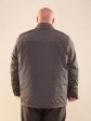 Мужская утепленная куртка на молнии, цвет серый в интернет-магазине Фабрики Тревери