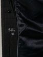 Мужское комбинированное пальто из драпа и стежки, цвет черный в интернет-магазине Фабрики Тревери