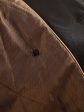 Пальто из кожи с леопардовой отделкой, цвет черный в интернет-магазине Фабрики Тревери