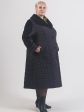 Пальто из стежки с отделкой каракулем, цвет черный в интернет-магазине Фабрики Тревери