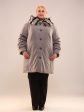 Пальто с подстежкой из кролика, цвет серый в интернет-магазине Фабрики Тревери