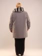 Пальто с подстежкой из кролика, цвет серый в интернет-магазине Фабрики Тревери