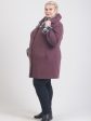 Женское драповое пальто трансформер, цвет светло-розовый в интернет-магазине Фабрики Тревери