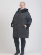 Зимнее пальто из драпа с меховой отделкой, цвет черный в интернет-магазине Фабрики Тревери
