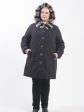 Зимнее пальто на подстежке, цвет черный в интернет-магазине Фабрики Тревери