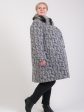 Зимнее пальто с меховым воротником, цвет разноцветный в интернет-магазине Фабрики Тревери