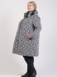 Зимнее пальто с меховым воротником, цвет разноцветный в интернет-магазине Фабрики Тревери