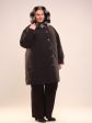 Зимнее пальто со съемной подстежкой, цвет черный в интернет-магазине Фабрики Тревери