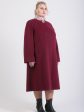 Длинное пальто трапеция Шанель, цвет бордовый в интернет-магазине Фабрики Тревери