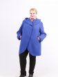 Пальто из драпа варенка, цвет голубой в интернет-магазине Фабрики Тревери