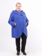 Пальто из драпа варенка, цвет голубой в интернет-магазине Фабрики Тревери