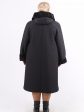Длинное стеганное пальто с капюшоном, цвет черный в интернет-магазине Фабрики Тревери