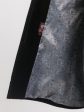 Пальто из драпа с вышивкой, цвет черный в интернет-магазине Фабрики Тревери
