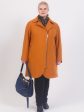 Пальто из драпа варенка на молнии, цвет коричневый в интернет-магазине Фабрики Тревери