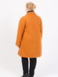 Пальто из драпа варенка на молнии, цвет коричневый в интернет-магазине Фабрики Тревери