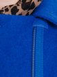 Пальто из драпа варенка на молнии, цвет синий в интернет-магазине Фабрики Тревери