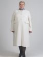 Длинное черное пальто Шанель, цвет белый в интернет-магазине Фабрики Тревери