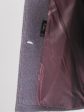 Пальто из двухцветного драпа варенка, цвет серый в интернет-магазине Фабрики Тревери
