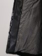 Шуба деграде под норку из меха Тиссавель, цвет серый в интернет-магазине Фабрики Тревери
