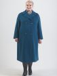 Классическое пальто из кашемира, цвет бирюзовый в интернет-магазине Фабрики Тревери