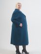 Классическое пальто из кашемира, цвет бирюзовый в интернет-магазине Фабрики Тревери
