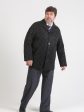 Мужская куртка из стеганой плащевки, цвет черный в интернет-магазине Фабрики Тревери