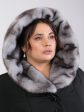 Черное зимнее пальто с меховым капюшоном, цвет черный в интернет-магазине Фабрики Тревери