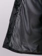 Комбинированное пальто на молнии, цвет серый в интернет-магазине Фабрики Тревери