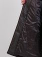 Шуба под стриженную норку с песцовой опушкой, цвет коричневый в интернет-магазине Фабрики Тревери