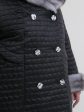 Зимнее полупальто с меховым капюшоном, цвет черный в интернет-магазине Фабрики Тревери