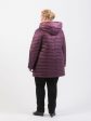 Демисезонная куртка трапеция, цвет бордовый в интернет-магазине Фабрики Тревери