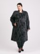 Демисезонное пальто с воротником стойка, цвет серый в интернет-магазине Фабрики Тревери