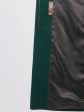 Зеленое драповое пальто со стразами, цвет зеленый в интернет-магазине Фабрики Тревери