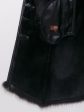 Дубленка с капюшоном из Тосканы на кулиске, цвет черный в интернет-магазине Фабрики Тревери