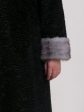 Эко шуба из меха Тиссавель под каракуль, цвет черный в интернет-магазине Фабрики Тревери