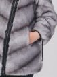 Шубка косуха под норку крестовку, цвет серый в интернет-магазине Фабрики Тревери