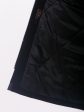 Драповая куртка парка на молнии с отделкой из чернобурки, цвет черный в интернет-магазине Фабрики Тревери